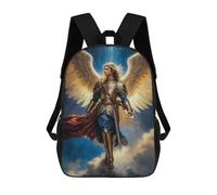 Archangel of Radiant Glory, Archangel Michael Mochilas Para Niños Y Estudiantes, Mochilas Escolares Impresas En 3D, Mochilas Para Estudiantes De Primaria Y Secundaria Para Niños Y Niñas 17inch