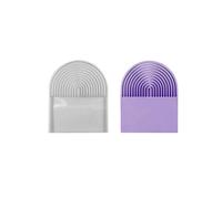 (arched short) Resin Moulds Art Project Moulds Resin Cup Pad Moulds Silicone Crafts Mold Silicone Cup Tray Molds Silicone Texture