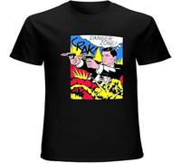 Archer Pop Danger Zone Men's T Shirt Unisex tee Graphic Short Sleeve Tops Black S