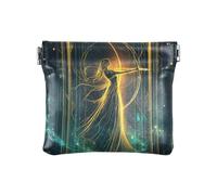Archer Tarot - Organizador de llaves de piel sintética para monedas pequeñas, impermeable, para niñas y mujeres, Tarot Cósmico de Sagitario, 1 size, Moderno