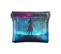 Archer Tarot - Organizador de llaves de piel sintética para monedas pequeñas, impermeable, para niñas y mujeres, Tarot ornamentado de arquero de Sagitario, 1 size, Moderno