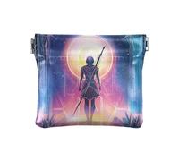Archer Tarot - Organizador de llaves de piel sintética para monedas pequeñas, impermeable, para niñas y mujeres, Tarot de Sagitario brillante, 1 size, Moderno