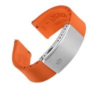 Archer Watch Straps - Correas de Reloj de Silicona Ajuste Personalizado y Liberación Rápida (Naranja Portland, 20mm)