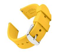 Archer Watch Straps - Correas de Reloj de Silicona Suave de Liberación Rápida (Amarillo Nápoles, 16mm)