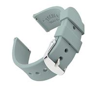 Archer Watch Straps - Correas de Reloj de Silicona Suave de Liberación Rápida (Gris Cadete, 23mm)