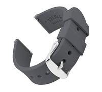 Archer Watch Straps - Correas de Reloj de Silicona Suave de Liberación Rápida (Gris Grafito, 16mm)