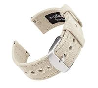 Archer Watch Straps - Correas de Reloj de Tela de Liberación Rápida (Alabastro, 18mm)