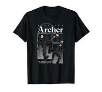 Archer World'S Most Dangerous Spy Funny Cartoon Camiseta, Hombre, Negro, M