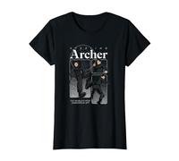 Archer World'S Most Dangerous Spy Funny Cartoon Camiseta, Mujer, Negro, L
