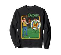 Archery For Beginners Sarcastic Retro Funny Adult Humor Sudadera