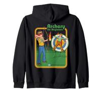 Archery For Beginners Sarcastic Retro Funny Adult Humor Sudadera con Capucha