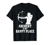 Archery Is My Happy Place Camiseta gráfica económica
