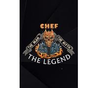 Archery Training Book - Mens Vintage Cooking Dad The Man The Myth The Legend Chef Gift Saying: Log Book, Tracker, Chart, Diary, Record Book for ... Gift for Archer, Archery Lovers,Daily Journal