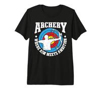 Archery Where Aim Meets Ambition Camiseta Premium