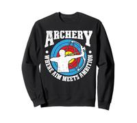 Archery Where Aim Meets Ambition Sudadera