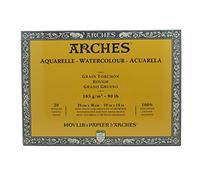 Arches 1795079 Bloc para Acuarelas, Madera, Color Blanco, 36 x 26 x 1 cm