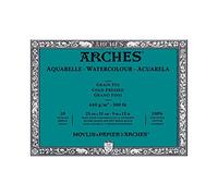 Arches 200177593 - Bloc de papel para acuarela, 23 x 31 cm, color blanco natural