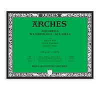 ARCHES Bloc Enc 4L 20x26 20H Arches Aquarelle 100% Fino 300g Blanc Nat
