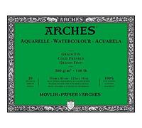 ARCHES Bloc Enc 4L 31x41 20H Arches Aquarelle 100% Fino 300g Blanc Nat