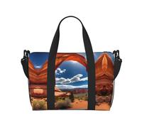 Arches National Park - Bolsa de transporte versátil para viajes, gimnasio, ideal para negocios, deportes, estancias de fin de semana, color negro, talla única, Black, Talla única