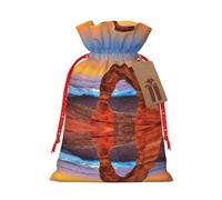 Arches National Park - Bolsa resistente con cordón, perfecta para regalos, viajes y uso diario con etiquetas de regalo Kraft