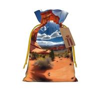 Arches National Park-Bolsas de regalo reutilizables con estampado estándar, bolsas de regalo con cordón para joyas y regalos, para ocasiones festivas
