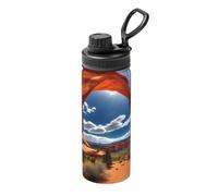 Arches National Park - Botella de agua deportiva aislada con impresión estándar, botella de hidratación al aire libre para gimnasio, exteriores, viajes, oficina