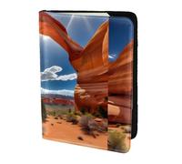Arches National Park - Funda para pasaporte con estampado estándar, cartera de viaje delgada y ligera, accesorio de moda universal para adultos
