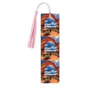 Arches National Park - Marcapáginas de madera con borlas, marcadores de libros de madera para amantes de los libros, profesores y regalos