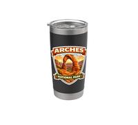 Arches National Park Souvenir Utah Visitor Memorabilia Senderista Vaso térmico de acero inoxidable de doble pared