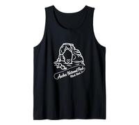 Arches National Park, Utah Signature Heart Art - Recuerdo Camiseta sin Mangas