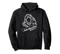 Arches National Park, Utah Signature Heart Art - Recuerdo Sudadera con Capucha