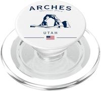 Arches National Park Utah USA Mountains Bandera Estadounidense PopSockets PopGrip para MagSafe