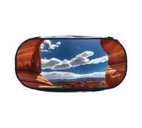 Arches National Parque Estuche con Impresión Estándar para Escuela, Estudiantes, Viajes, Oficina, Papelería, Organizador de Maquillaje, Negro , talla única, Organizador de bolsillo