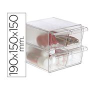 Archicubo Archivo 2000 4 Cajones Organizador Modular Plastico 190X150X150 Mm Incluye 2 Clips De Sujecion
