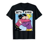 Archie Comics Betty and Ronnie Happy Hugging Camiseta