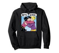 Archie Comics Betty and Ronnie Happy Hugging Sudadera con Capucha