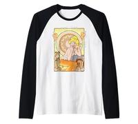 Archie Comics Betty Cooper Art Nouveau Camiseta Manga Raglan
