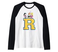 Archie Comics Kissing Betty Letter R Camiseta Manga Raglan
