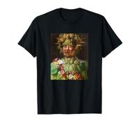Archimboldo Vertumnus Fruta Cara Renacimiento Arte Fino Divertido Camiseta