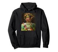 Archimboldo Vertumnus Fruta Cara Renacimiento Arte Fino Divertido Sudadera con Capucha