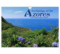 Archipelago of the Azores in the North Atlantic Ocean (Wall Calendar 2026 DIN A4 landscape), CALVENDO 12 Month Wall Calendar: Ilhas dos Acores ... Terceira, Flores, Faial, Pico and Sao Jorge
