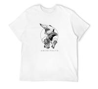 Architects Band Bird Slim Fit T Shirt Natural Mens Man White M