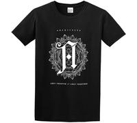 Architects Mandala Metal Rock Music Shark Hunting Bone Coffin Unisex 100% Cotton Short-Sleeve T-Shirts Black L