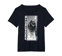 Architects - Official Merchandise - Armageddon Camiseta, Mujer Tallas Grandes, Negro, 3XL Grande