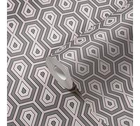 Architects Paper 377077 37707-7 - Papel pintado vintage (10,05 x 0,53 m), color rosa, gris y blanco