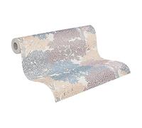 Architects Paper 377534 37753-4 - Papel pintado para pared (10,05 x 0,53 m), diseño floral, color azul y naranja