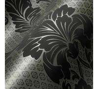 Architects Paper Papel pintado de lujo con adornos barrocos 10,05 m x 0,52 m, color gris metálico fabricado en Alemania 305444 30544-4