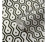 Architects Paper Vintage Jungle Chic 377075 37707-5 - Papel pintado (10,05 m x 0,53 m), color negro y blanco