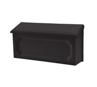 Architectural Mailboxes Windsor™ Buzón de Pared para Exteriores, plástico Inoxidable, pequeño, Color Negro